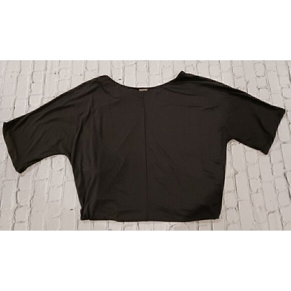 Michael Kors Classic Side Tie Top Black/NWOT, Size X-Small - Picture 2 of 5